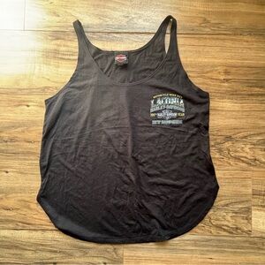 Harley Davidson Womens Tank Cami 2023 Laconia 100th Bike Week NH XL Black